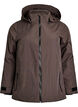 Veste d'hiver imperm&eacute;able avec capuche amovible, Marron, Packshot image number 0