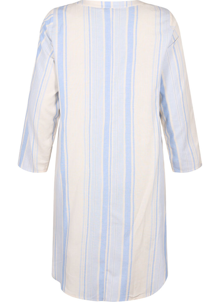 Robe rayée à manches longues, Birch w. Stripes, Packshot image number 1
