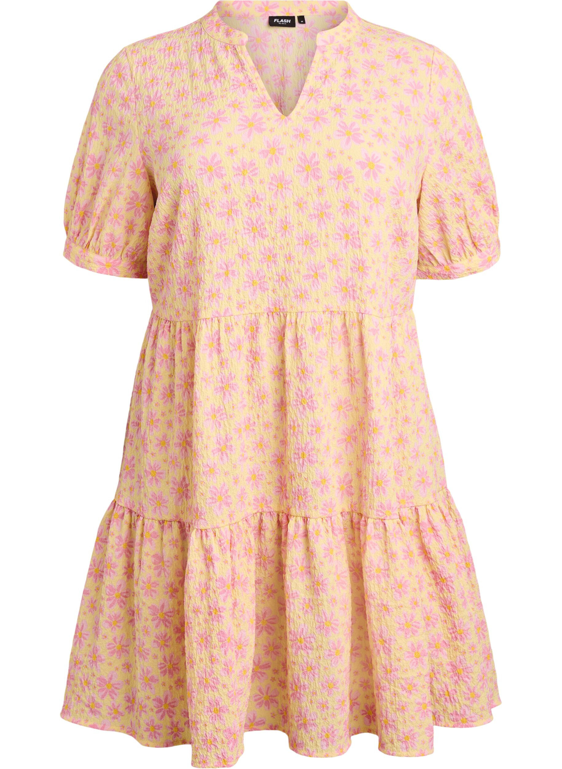 FLASH - Robe courte &agrave; coupe &eacute;vas&eacute;e