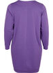 Robe sweat-shirt avec col en V, Deep Lavender, Packshot image number 1
