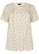 T-shirt avec imprim&eacute; floral, Vanille, Packshot image number 0