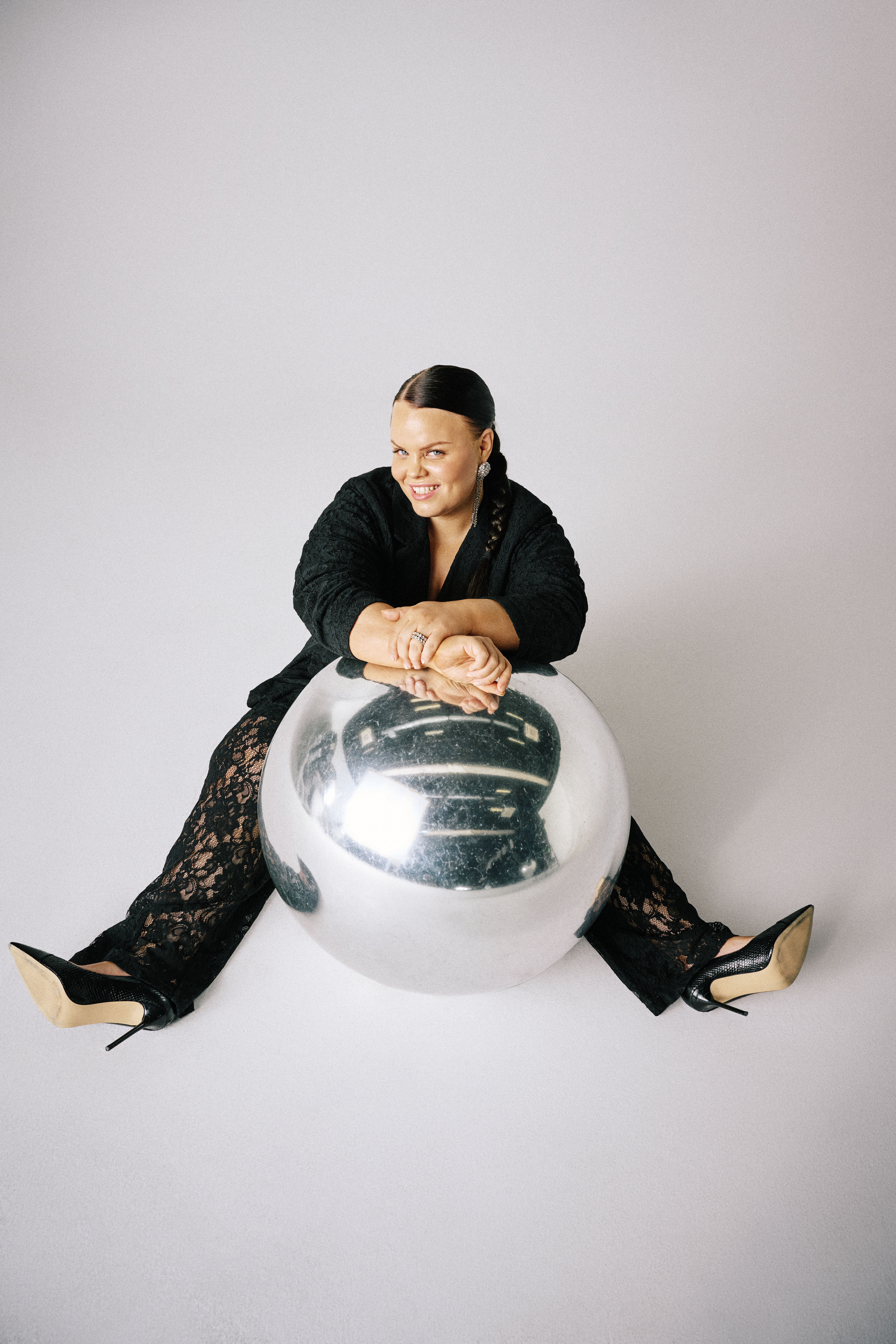 Zizzi Ensemble avec dentelle, , Model