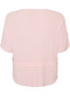Blouse avec texture et lien &agrave; la taille, Rose, Packshot image number 1