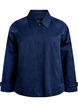 Trench court avec col et manches raglan, Bleu, Packshot image number 0