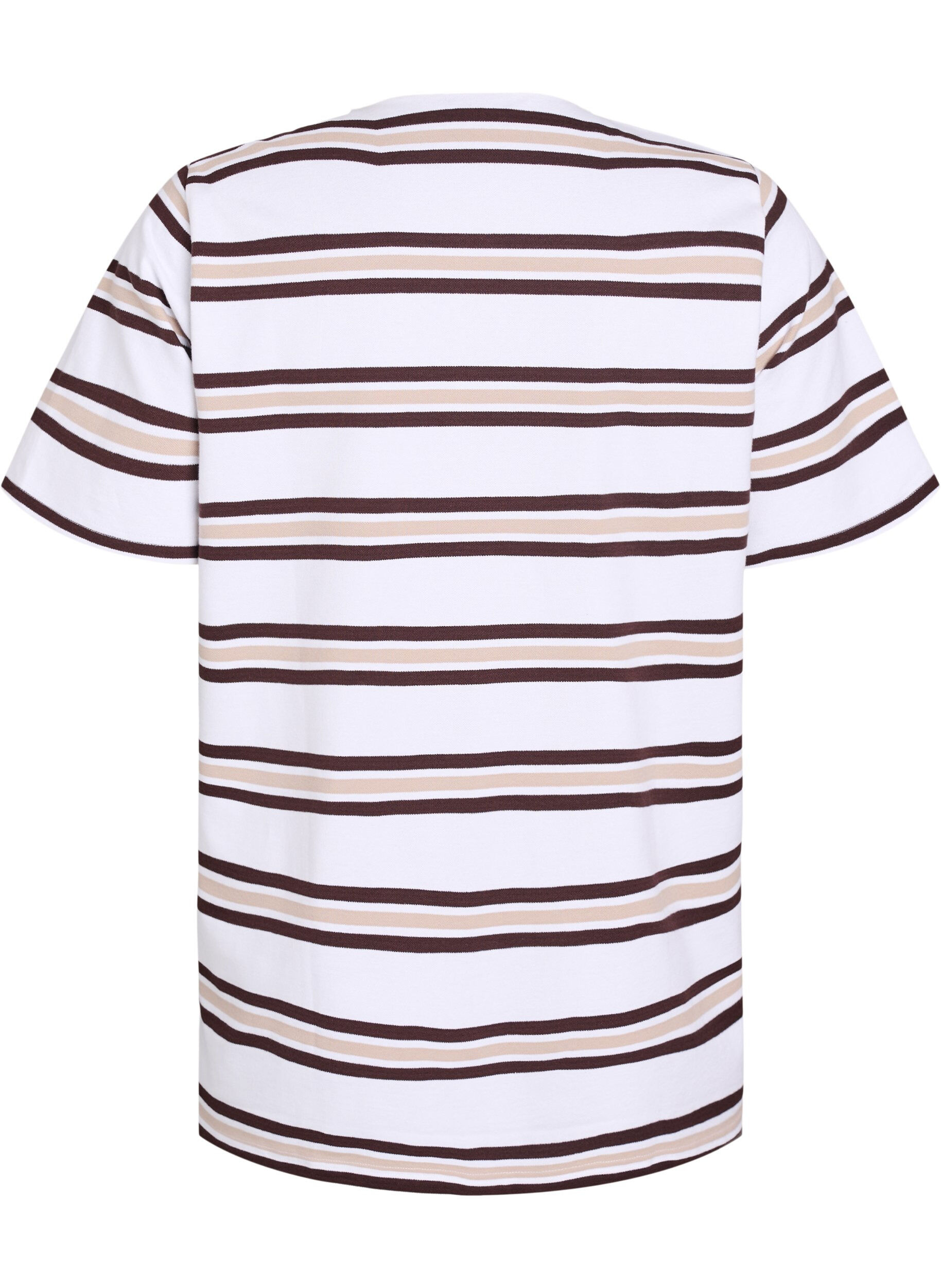 Zizzi Polo &agrave; manches courtes, Vanille, Packshot image number 1