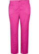 Pantalon en jacquard de viscose ton sur ton, Rose Violet, Packshot image number 0