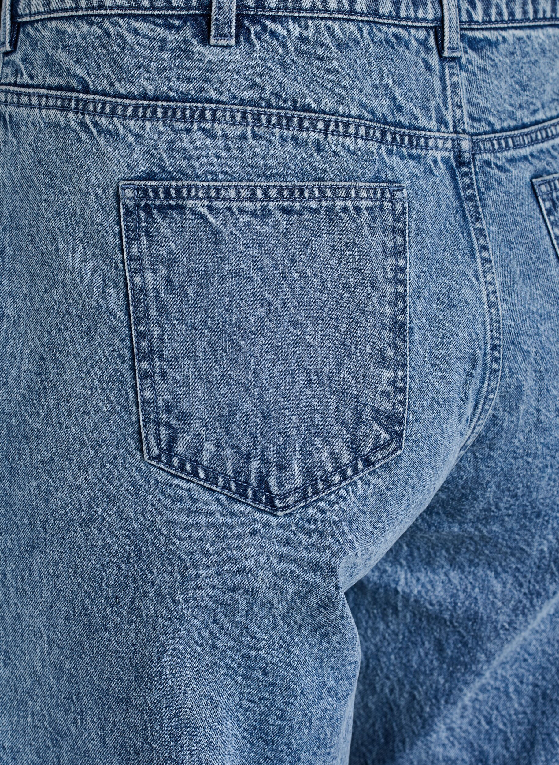 ZizziJean coupe ample avec coutures apparentes, Bleu Clair, Packshot image number 3