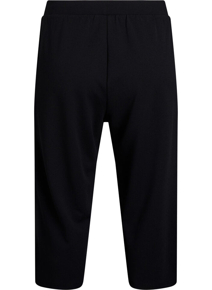 Culotte taille haute &agrave; coupe ample, Noir, Packshot image number 1