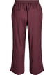 Pantalon coupe ample taille haute, Bordeaux foncé, Packshot image number 1