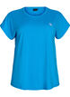 T-shirt de sport couleur unie, Bleu, Packshot image number 0