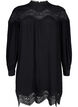Robe en viscose avec ornements brodés, Black, Packshot image number 0