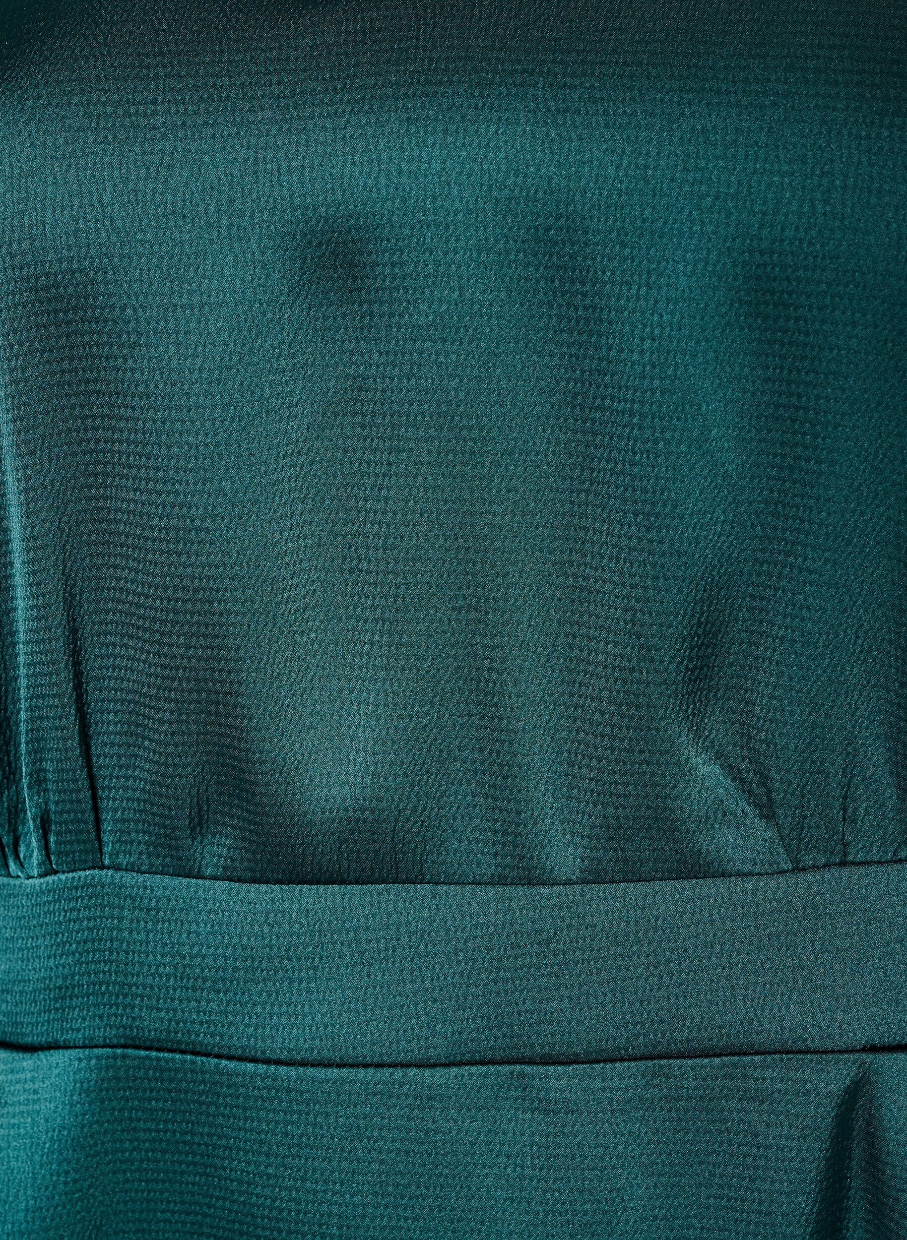 ZizziRobe de soir&eacute;e mi-longue &agrave; taille empire, Vert fonc&eacute;, Packshot image number 2