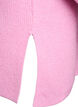 Pull en maille &agrave; motif diagonal et manches raglan, Rose, Packshot image number 3