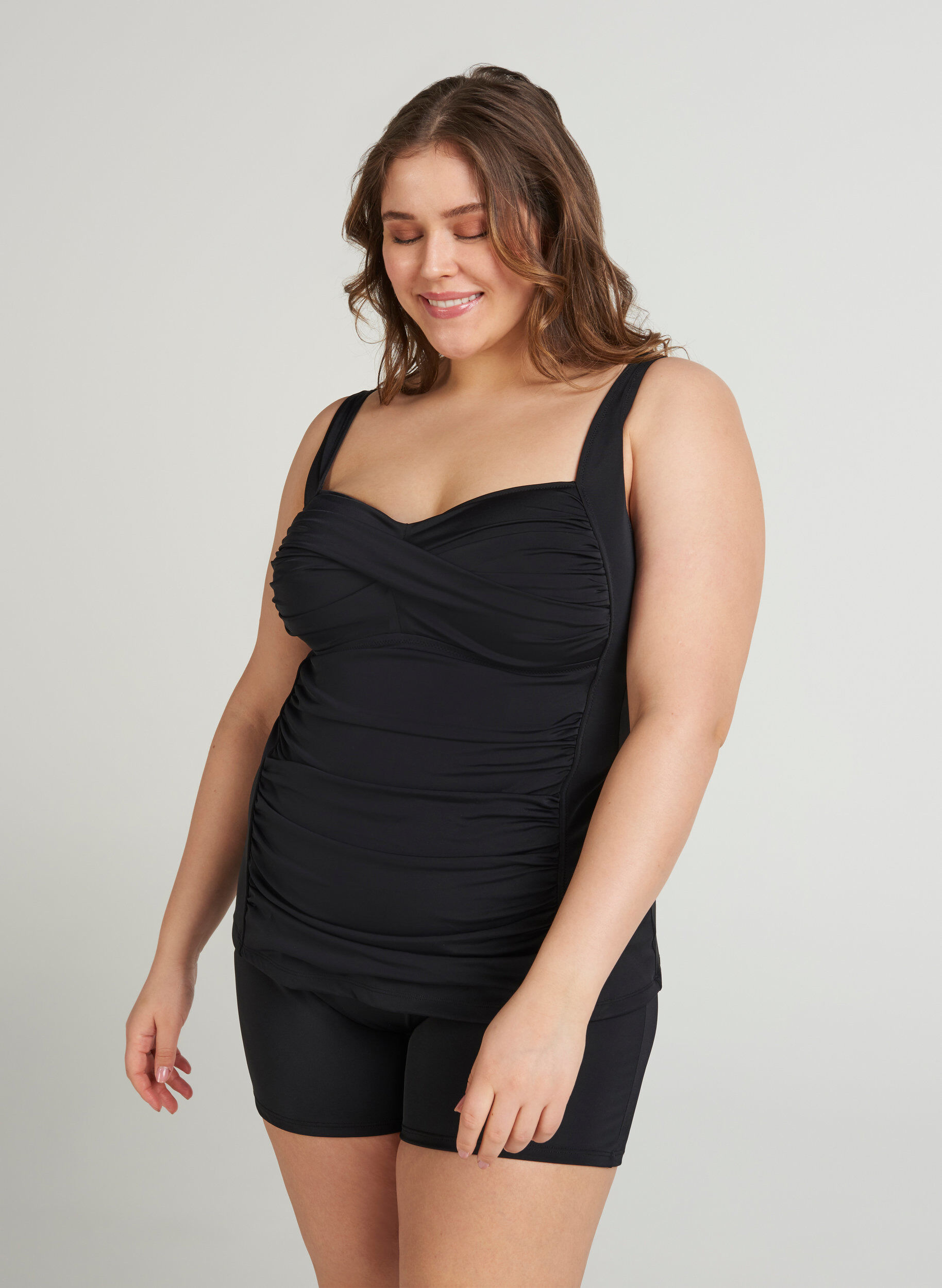 Zizzi Tankini, Noir, Model image number 1