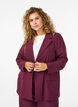 Blazer avec poches et fentes, Bordeaux, Model image number 0