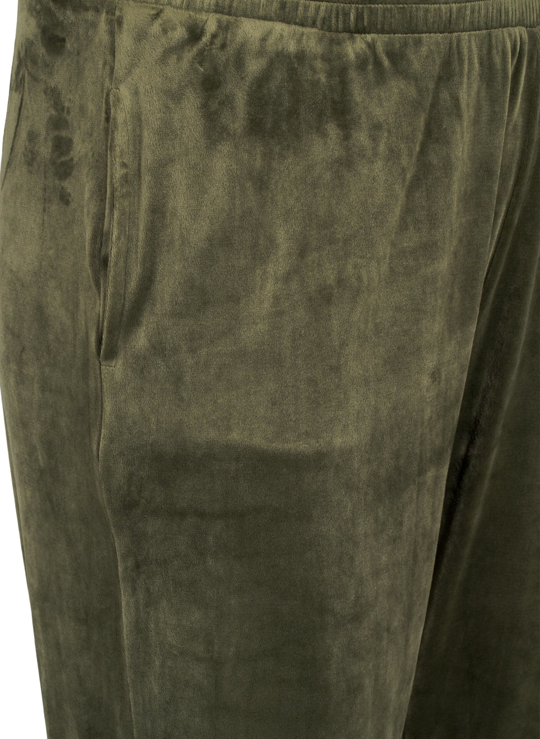 ZizziPantalon ample en velours, Vert fonc&eacute;, Packshot image number 2