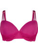 Soutien-gorge moulé avec dentelle, Bordeaux, Packshot image number 0