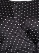 Blouse &agrave; pois avec lien &agrave; nouer et manches 3/4, Noir, Packshot image number 2
