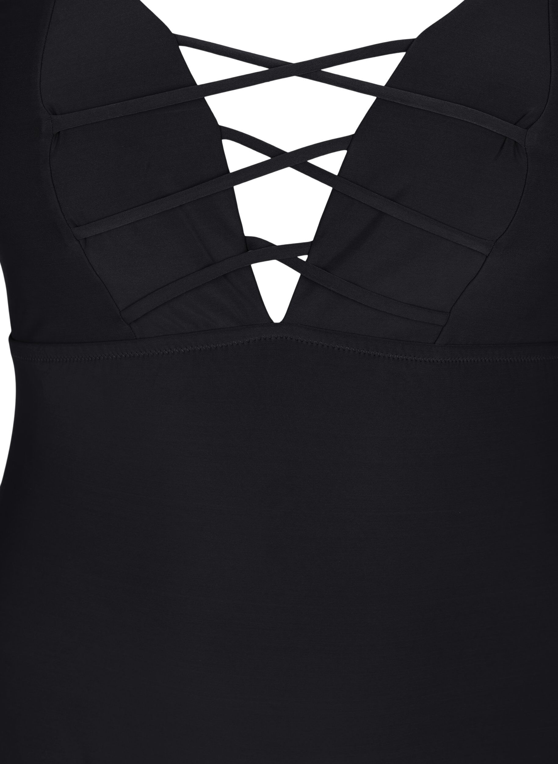 Zizzi Maillot de bain avec cordon, Black, Packshot image number 2