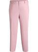 Pantalon de tailleur taille haute et coupe droite, Rose, Packshot image number 0