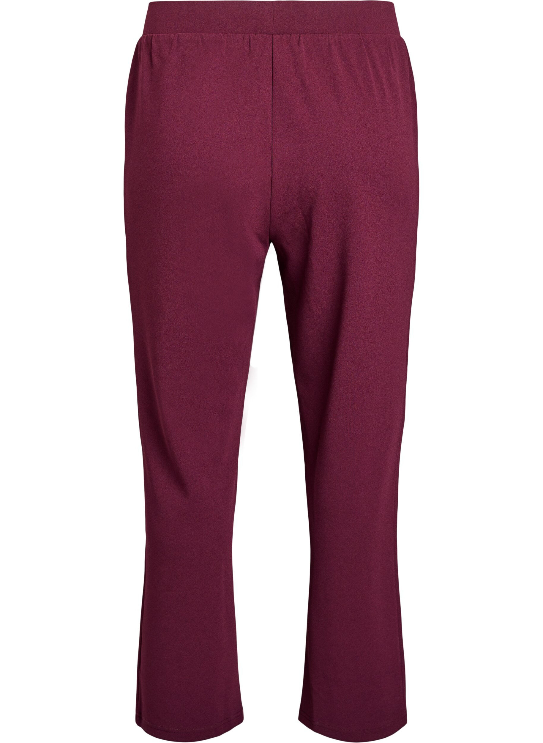 ZizziPantalon &agrave; coupe droite, Bordeaux, Packshot image number 1
