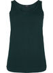 Haut basique en coton, Vert fonc&eacute;, Packshot image number 0