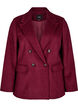 Blazer à double boutonnage et revers classiques, Bordeaux, Packshot image number 0
