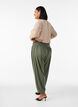 Pantalon sarouel ample, Vert, Model image number 1