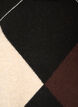 Tricot &agrave; motif arlequin, Noir, Packshot image number 2