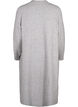 Long cardigan tricoté avec poches, Light Grey Melange, Packshot image number 1