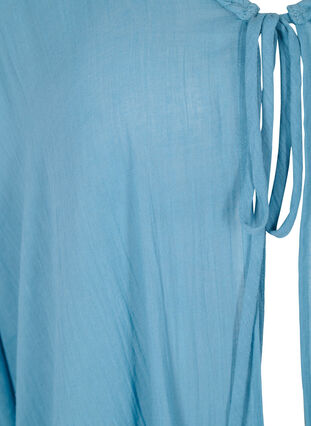 Kimono de plage à franges, Light Blue, Packshot image number 2
