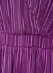 Robe longueur genou &agrave; rayures transparentes et effet portefeuille, Violet, Packshot image number 2