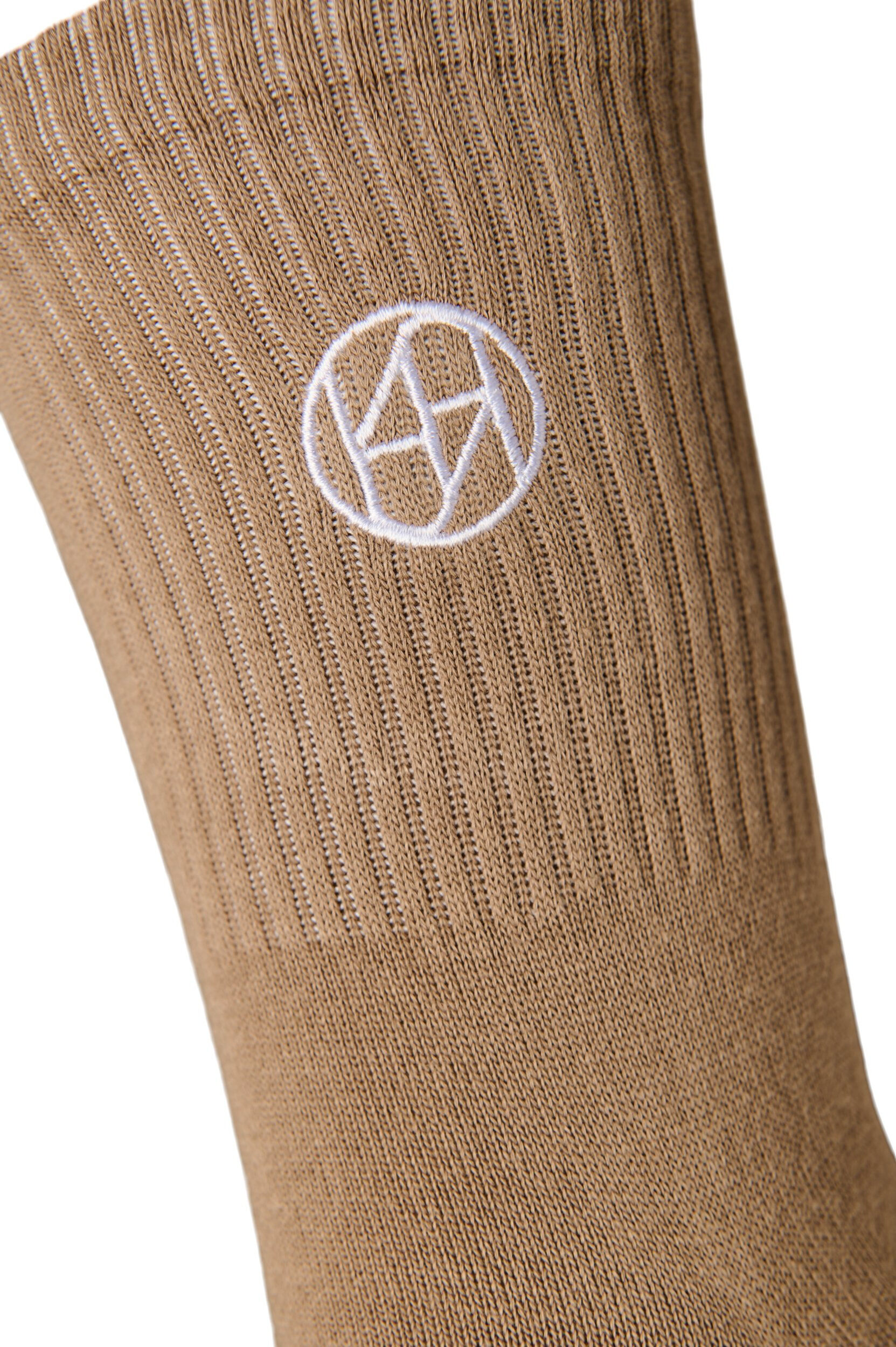 ZizziLot de 3 chaussettes de sport avec logo, Marron, Packshot image number 2