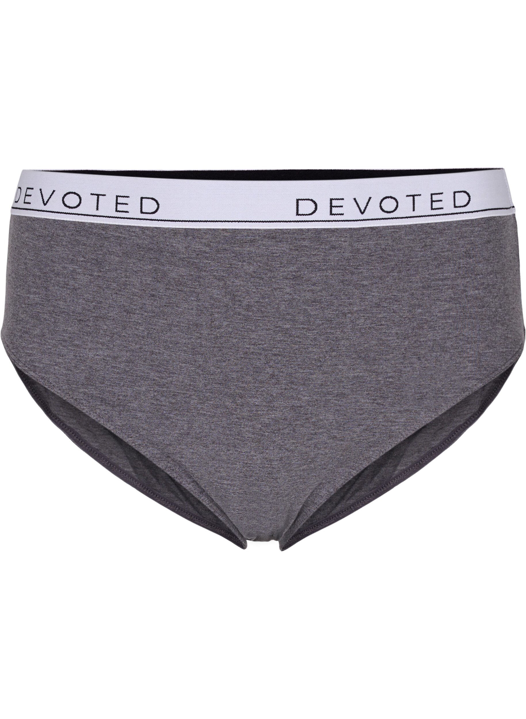 Zizzi Culotte chin&eacute;e &agrave; taille r&eacute;guli&egrave;re, Gris, Packshot image number 0