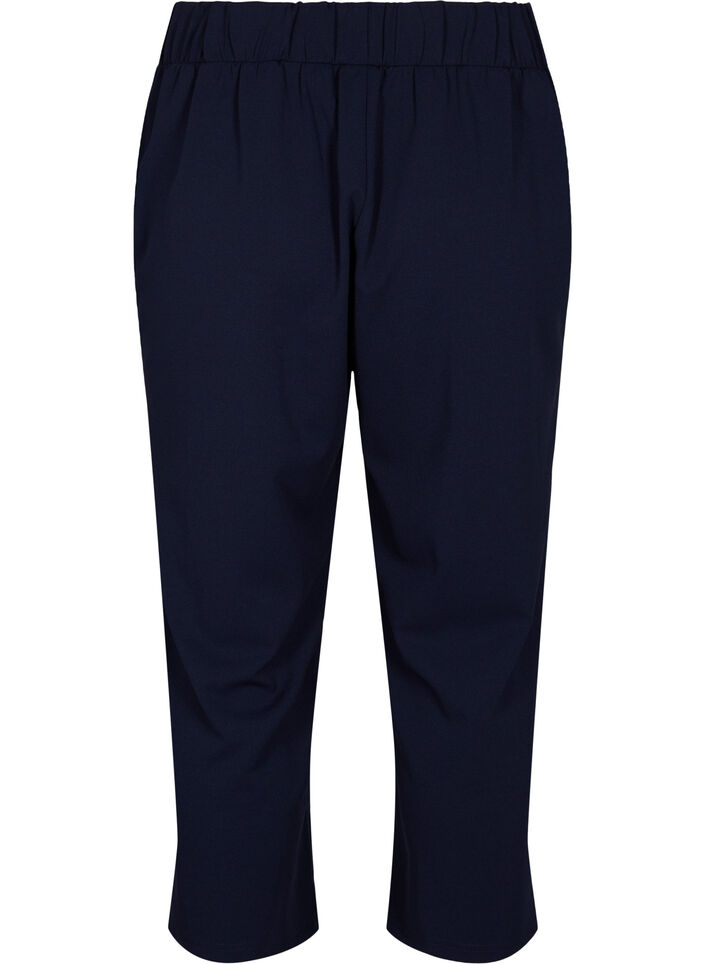 Pantalon 7/8 &agrave; coupe ample, Bleu, Packshot image number 1
