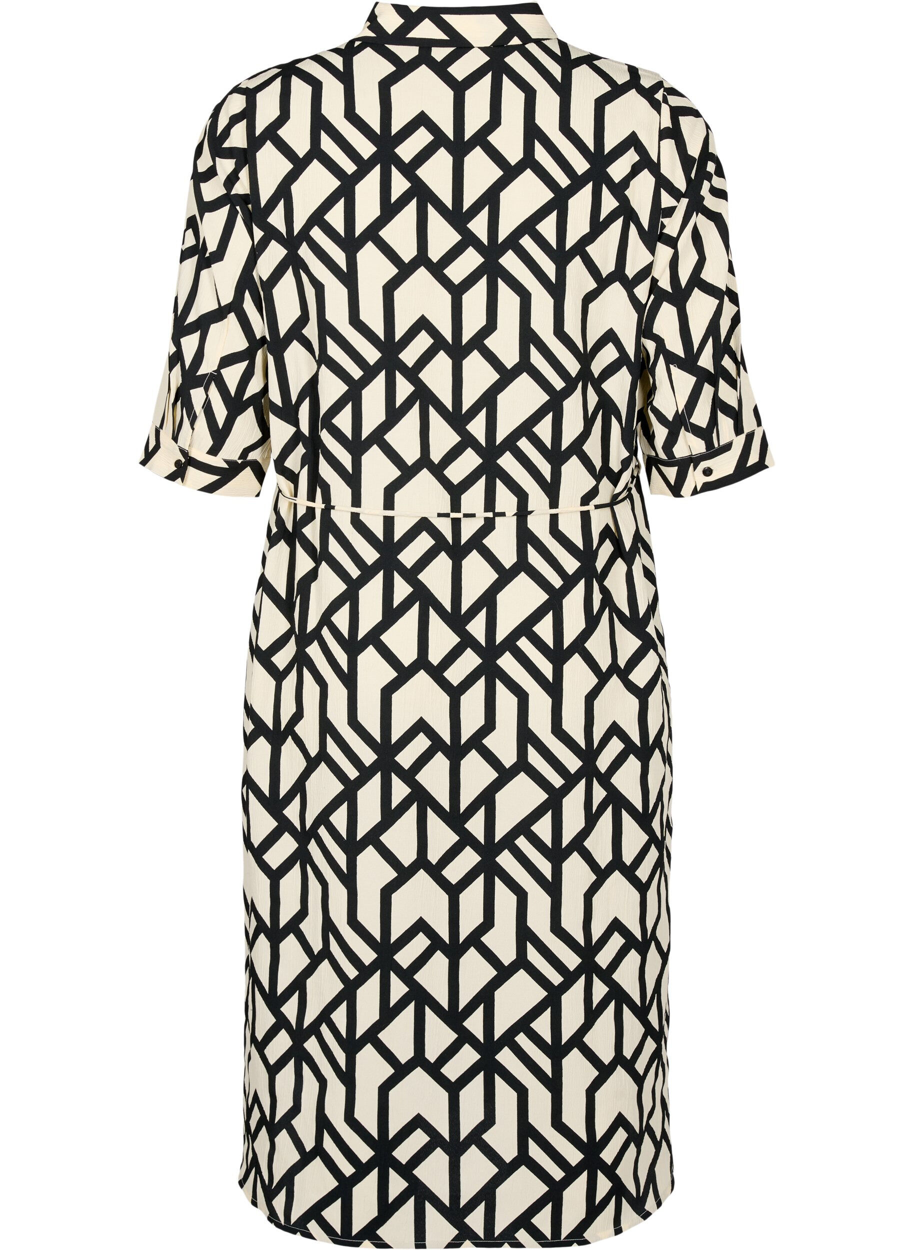Zizzi FLASH - Robe chemise avec imprim&eacute;, Birch Black Graphic, Packshot image number 1