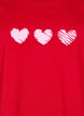 T-shirt en coton avec motif, Salsa w. Hearts, Packshot image number 2