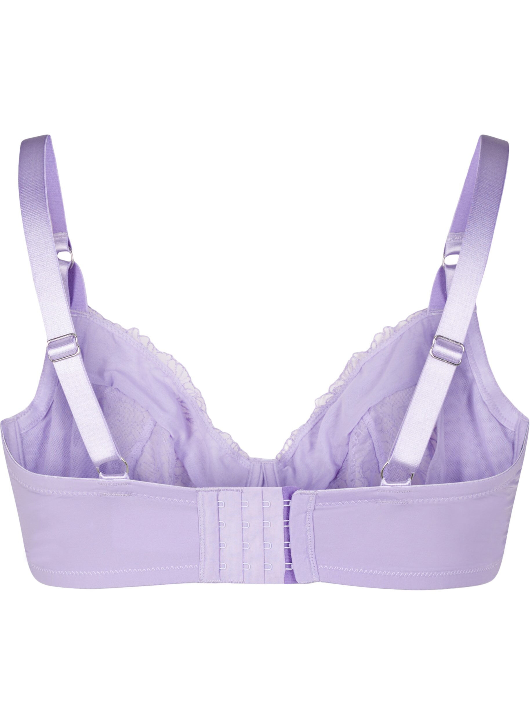 Zizzi Soutien-gorge couvrant en dentelle, Violet, Packshot image number 1