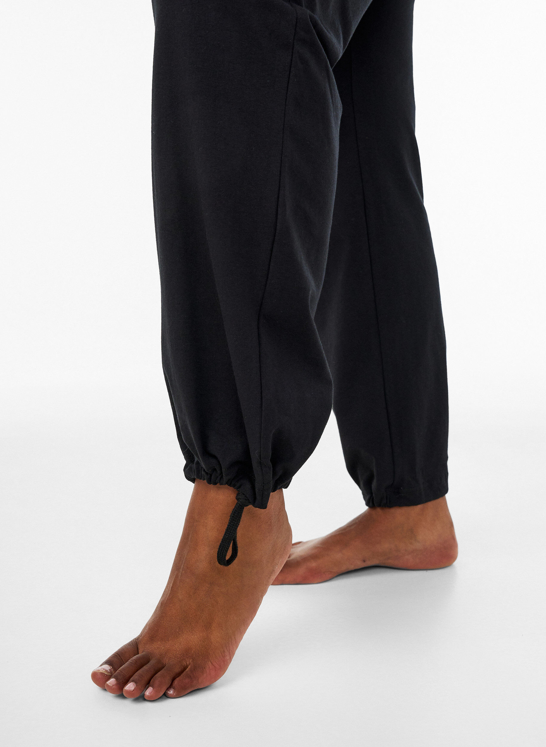 ZizziPantalon de sport en coton, Noir, Model image number 3