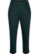 Pantalon coupe droite à taille haute, Vert foncé, Packshot image number 0