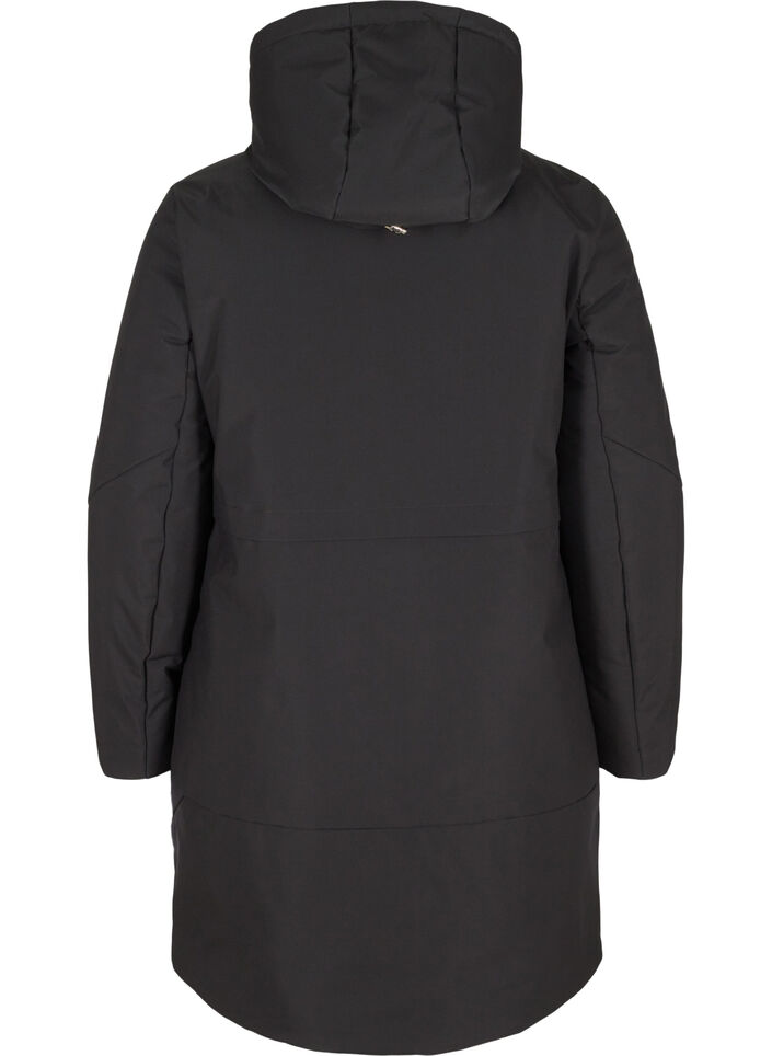 Veste d'hiver avec taille ajustable, Noir, Packshot image number 1