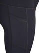 Legging de training 7/8 taille haute avec poche, Noir, Packshot image number 3