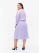 Jupe midi plissée, Lavender SOLID, Model image number 1