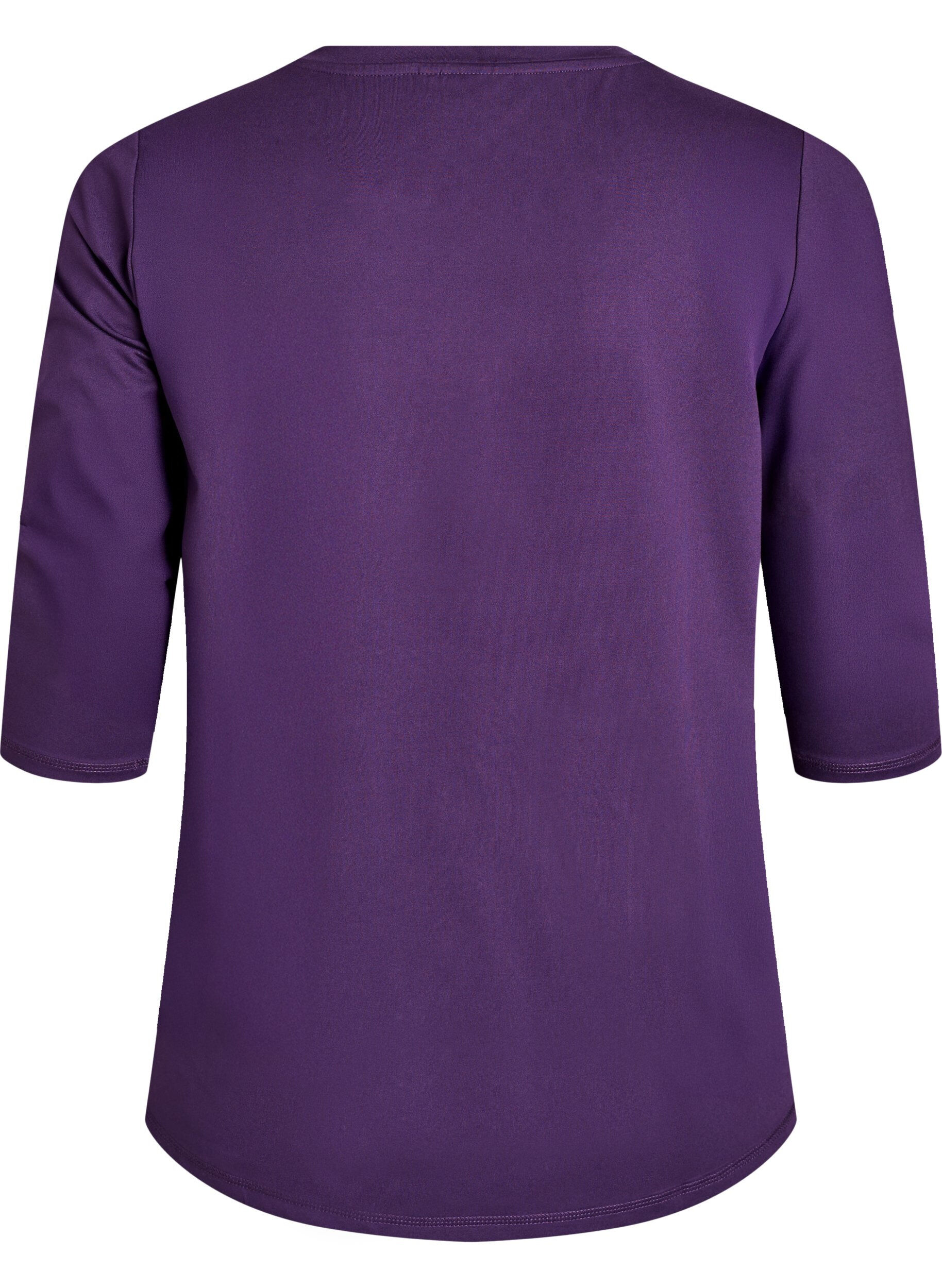 ZizziHaut de sport &agrave; manches 3/4, Violet, Packshot image number 1