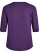 Haut de sport &agrave; manches 3/4, Violet, Packshot image number 1