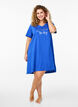 Chemise de nuit en coton biologique et &agrave; col en V, , Model image number 1