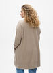 Cardigan en tricot c&ocirc;tel&eacute; avec poches, Beige, Model image number 2