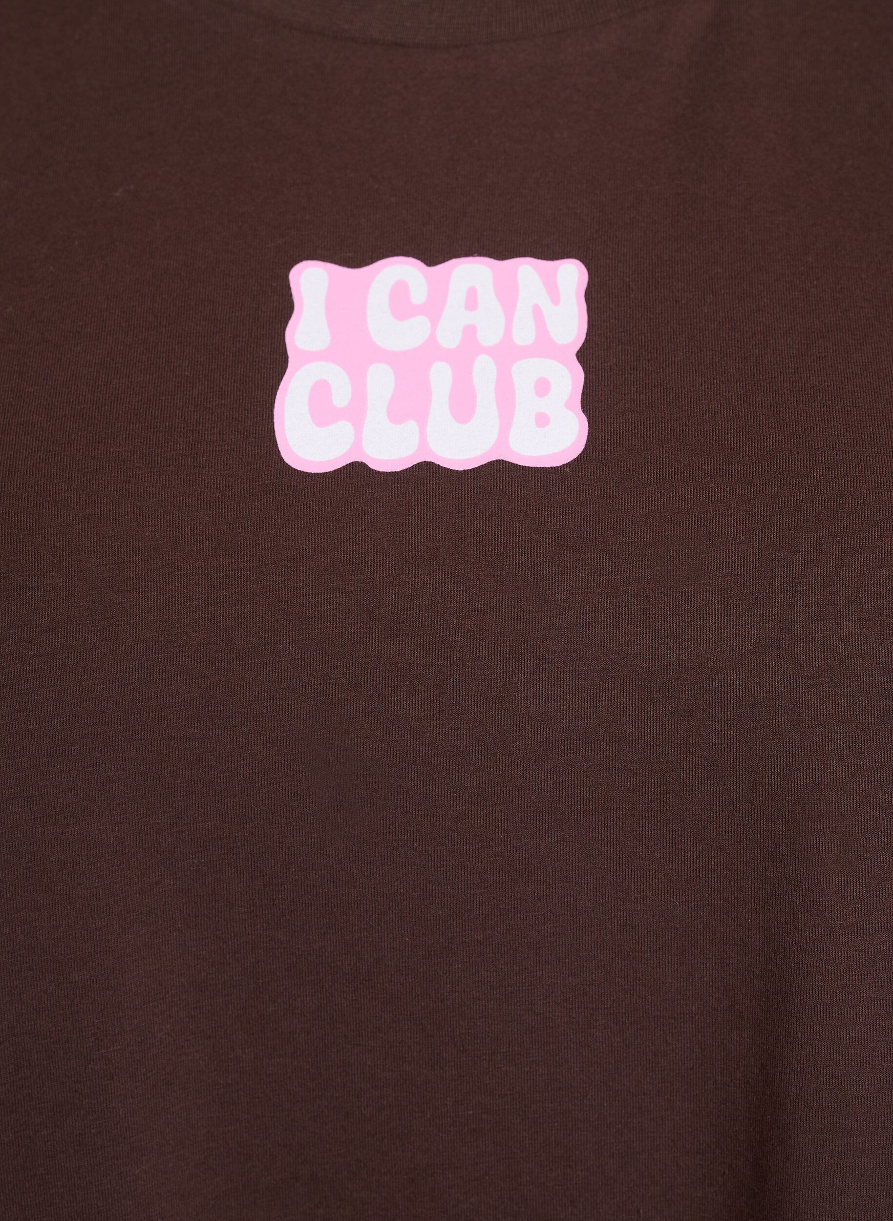 Zizzi T-shirt sportif en coton biologique, Marron, Packshot image number 2