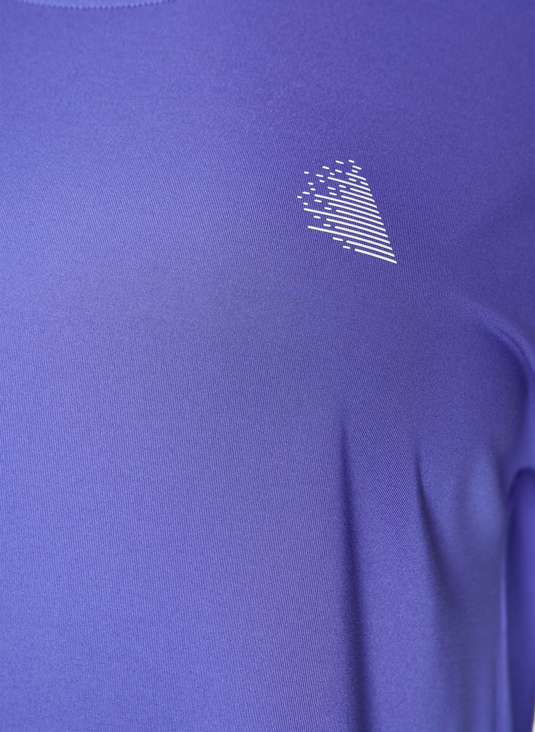 ZizziT-shirt de sport couleur unie, Bleu, Packshot image number 2