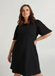 Robe sweat-shirt, Black, Model image number 0